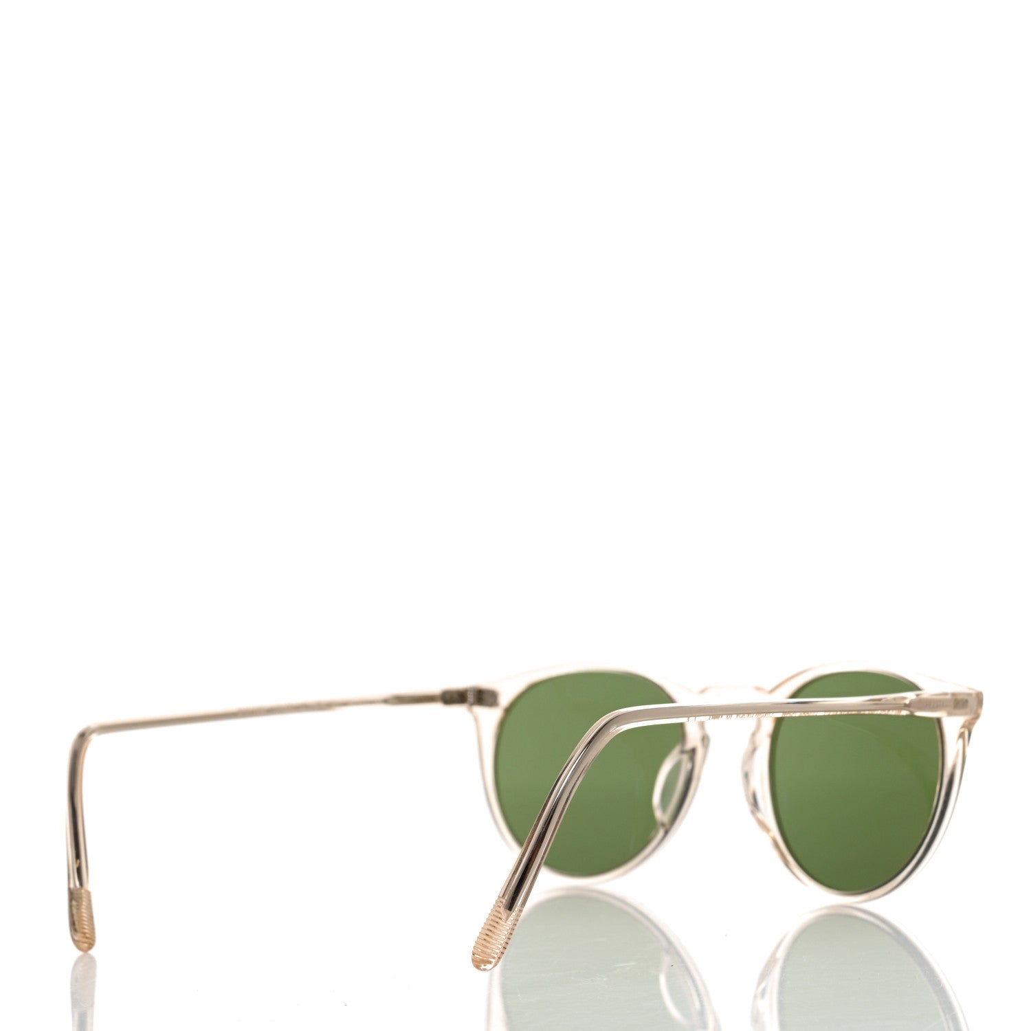 Oliver Peoples Acetate Sunglasses Transparent Green 3 of 7