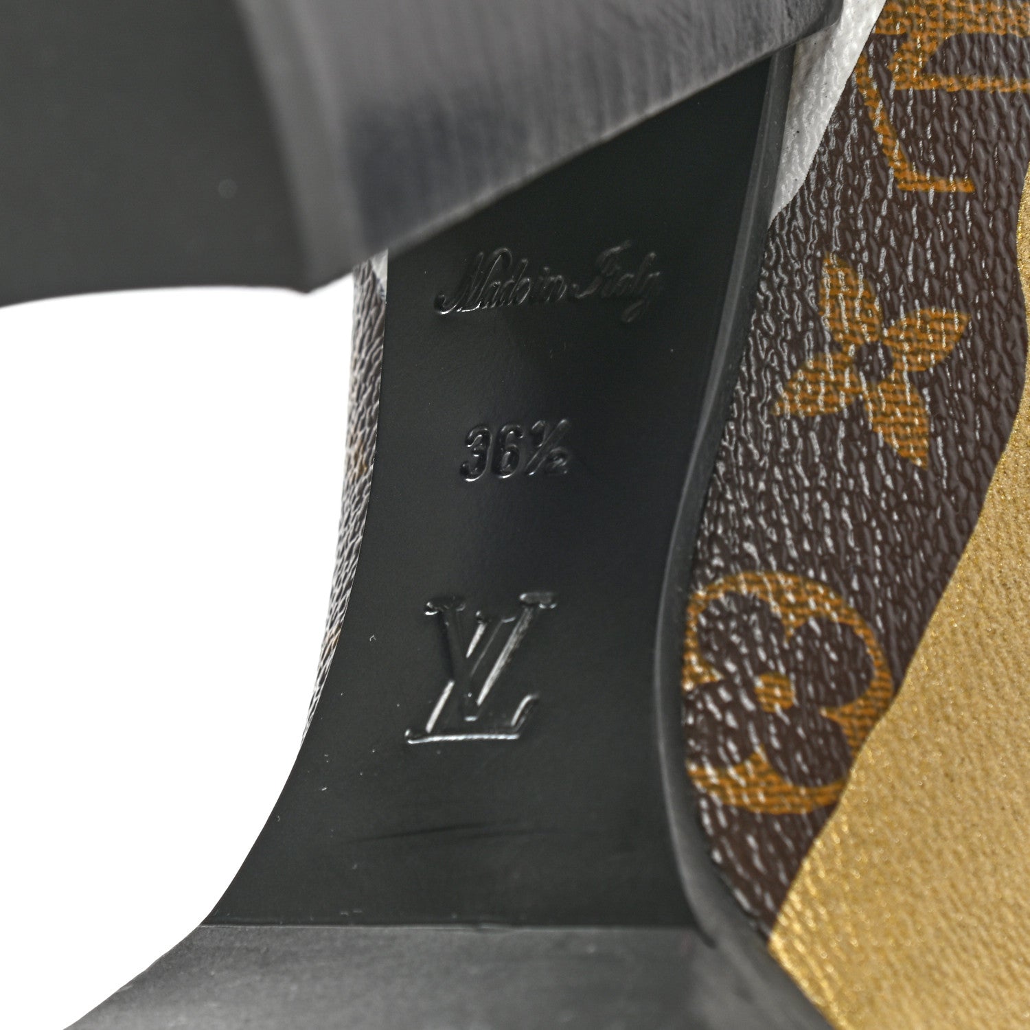 Louis Vuitton X LOL Patent Calfskin Monogram Star Trail Ankle Boots 36.5 Gold Silver 6 of 8