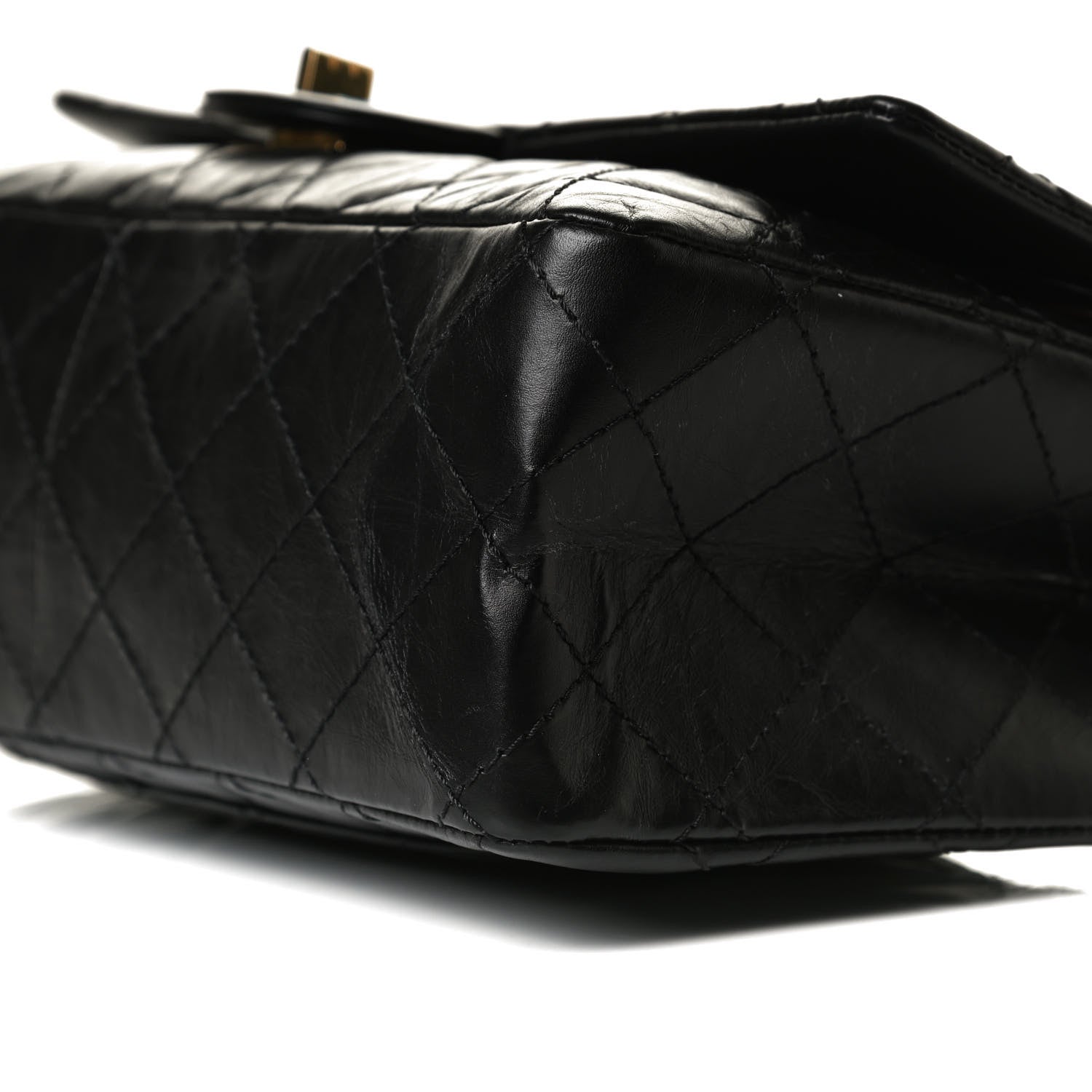 Chanel Aged Calfskin Quilted 2.55 Reissue 226 Flap Black 9 of 15