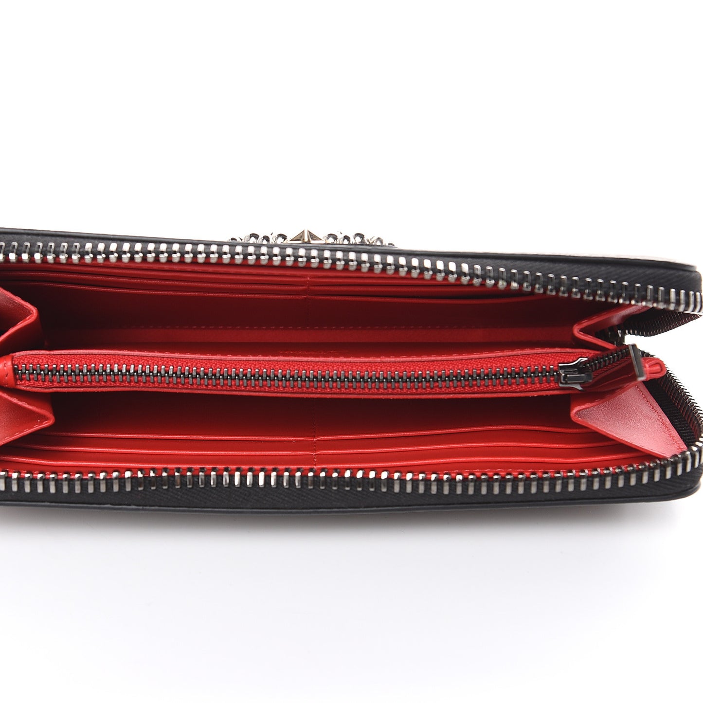 Calfskin Ecusson Panettone Zip Around Wallet Cafe