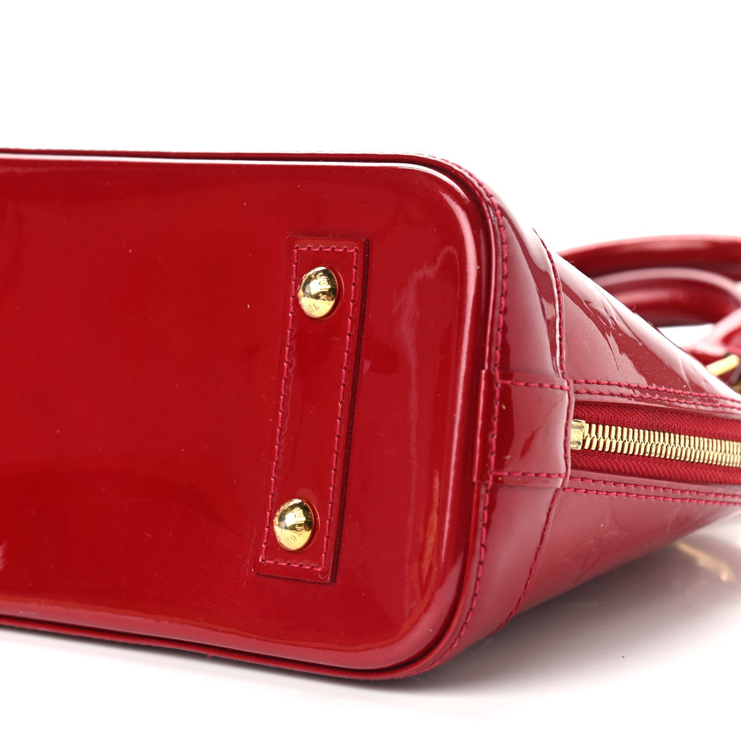 Louis Vuitton Vernis Alma BB Pomme D'Amour 8 of 11