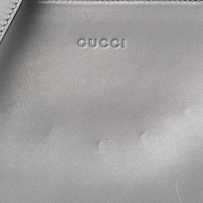 Gucci Nappa Bamboo Small Nymphaea Top Handle Bag Grey 8 of 11