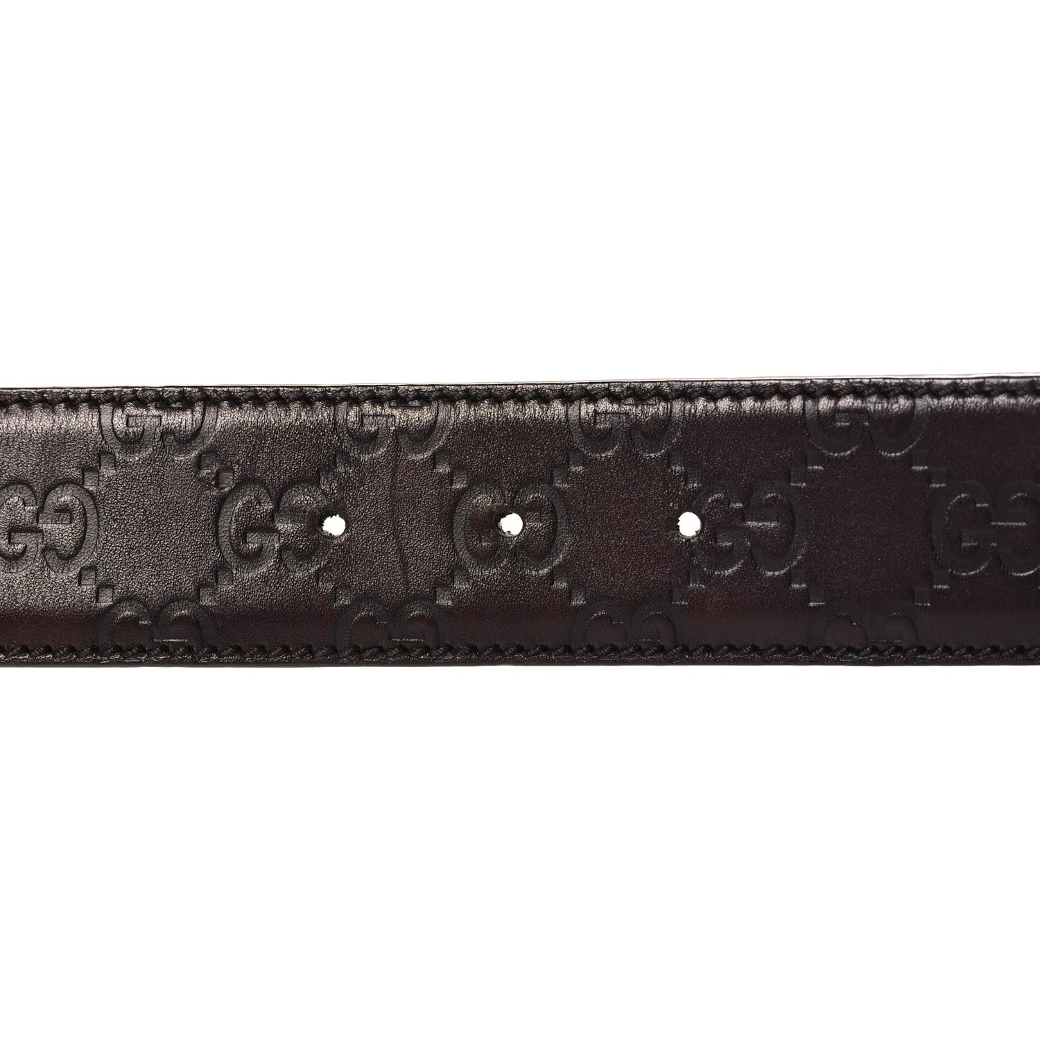Gucci Guccissima Interlocking G 40mm Belt 80 32 Brown 3 of 5