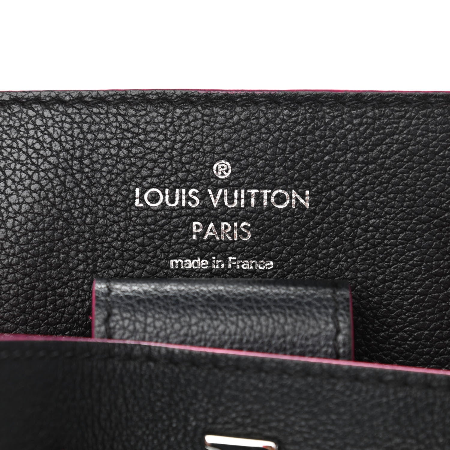 Louis Vuitton Calfskin Lockme Bucket Black 6 of 10
