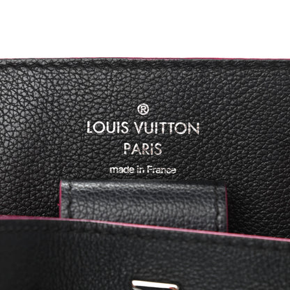 Louis Vuitton Calfskin Lockme Bucket Black 6 of 10
