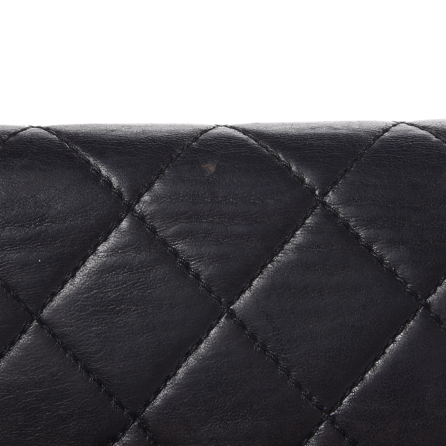 Chanel Lambskin Quilted Bekko Jumbo Single Flap Black 22 of 30
