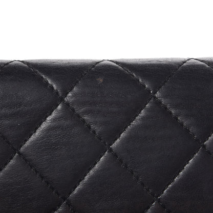 Chanel Lambskin Quilted Bekko Jumbo Single Flap Black 22 of 30
