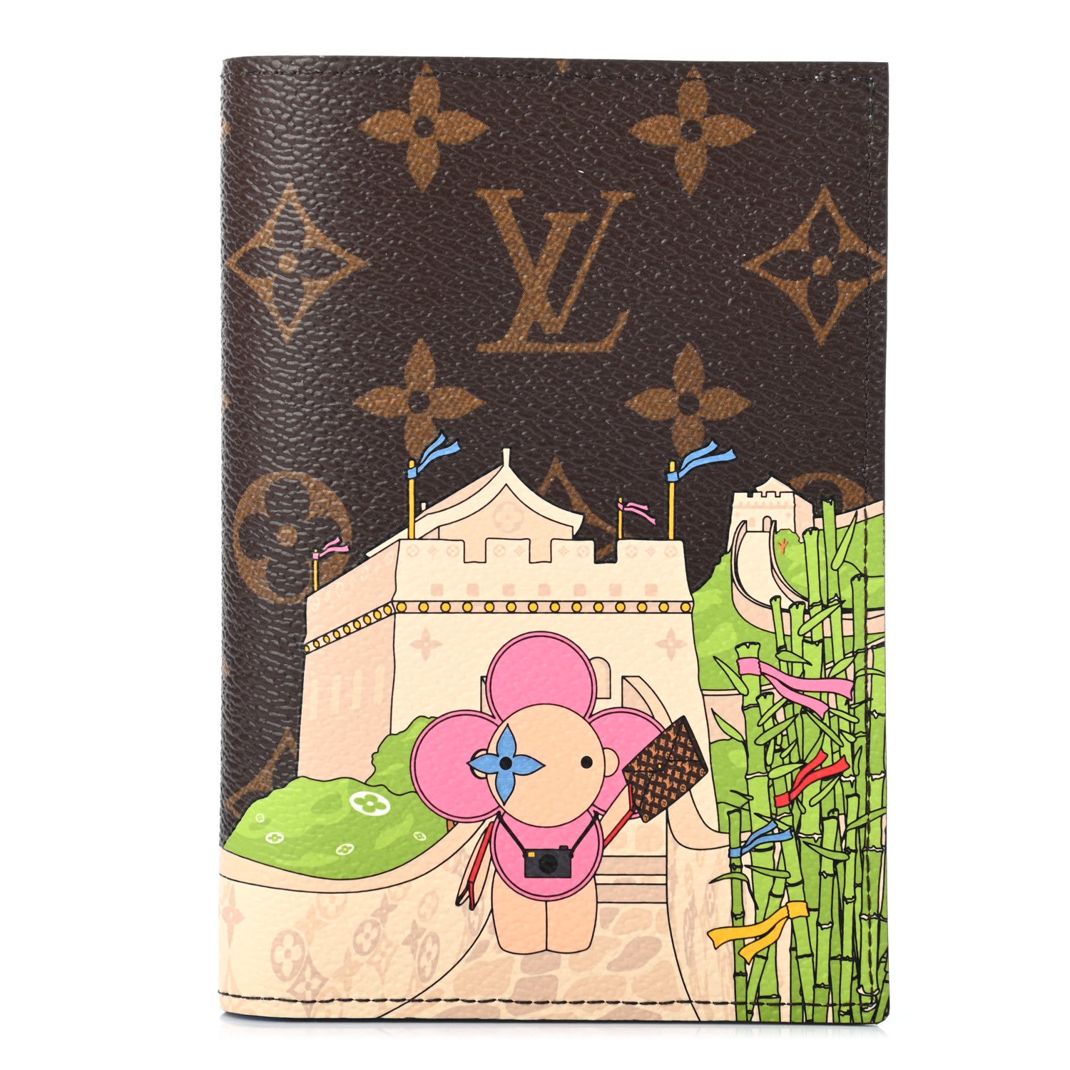 Louis Vuitton Monogram 2021 Christmas Animation China Passport Cover Myosotis Blue 1 of 7