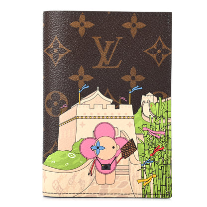 Louis Vuitton Monogram 2021 Christmas Animation China Passport Cover Myosotis Blue 1 of 7