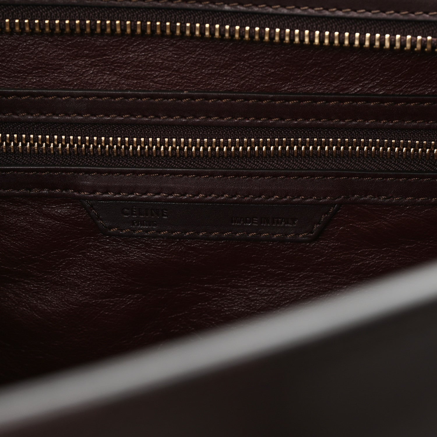 Celine Snakeskin Suede Mini Luggage Brown Multicolor 6 of 10
