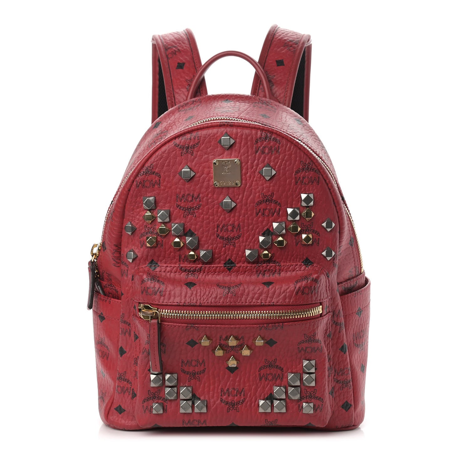 Visetos Studded Small Stark M Backpack Red