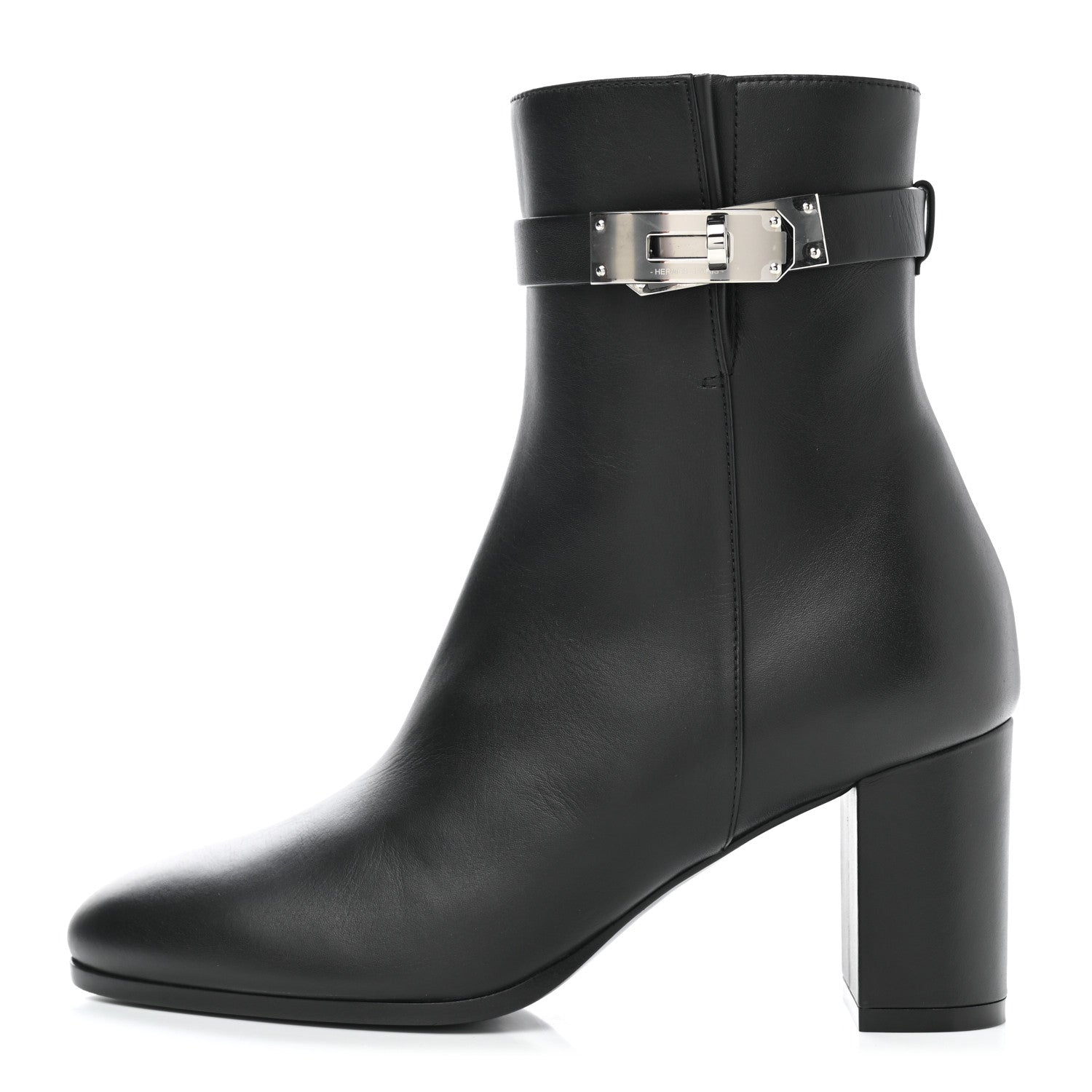 Hermes Calfskin Saint Germain Ankle Boots 35 Black 1 of 9