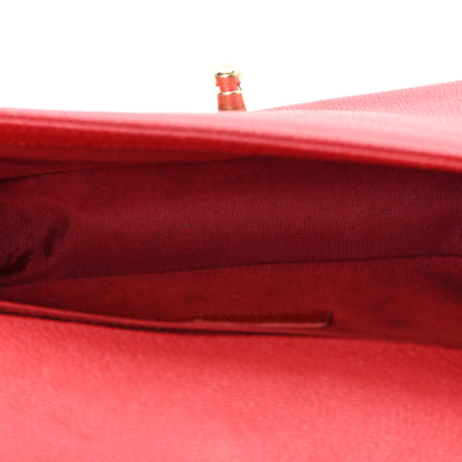 Chanel Caviar Quilted Medium Boy Flap Red 5 of 11