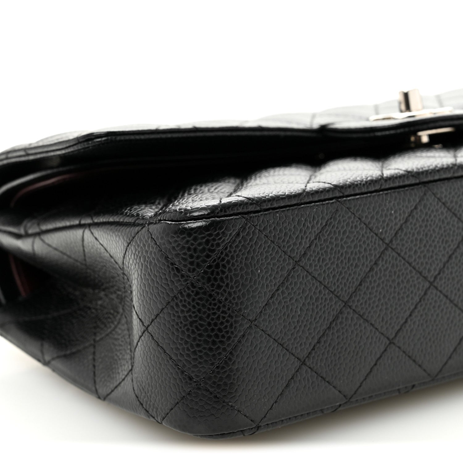 Chanel Caviar Quilted Medium Double Flap Black 9 of 10