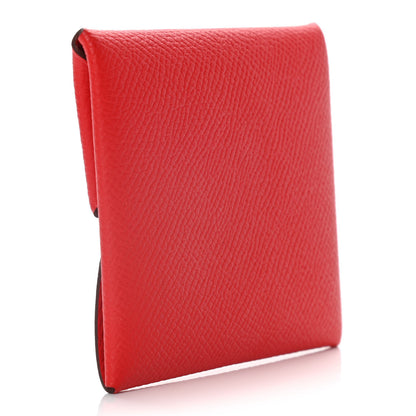 Hermes Epsom Bastia Coin Purse Rouge De Coeur 3 of 7