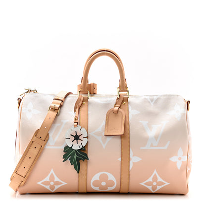 Louis Vuitton Monogram Giant By The Pool Keepall Bandouliere 45 Brume 2 of 22
