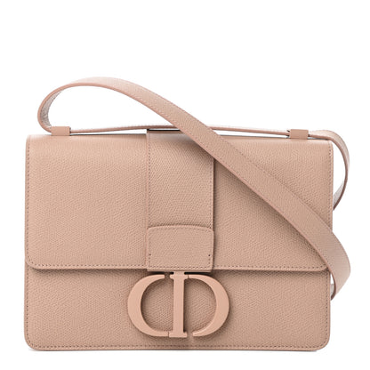 Christian Dior Ultra Matte Grained Calfskin 30 Montaigne Flap Bag Blush 1 of 8