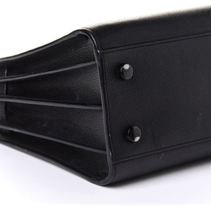 Saint Laurent Grained Calfskin Baby Sac De Jour Black 5 of 13