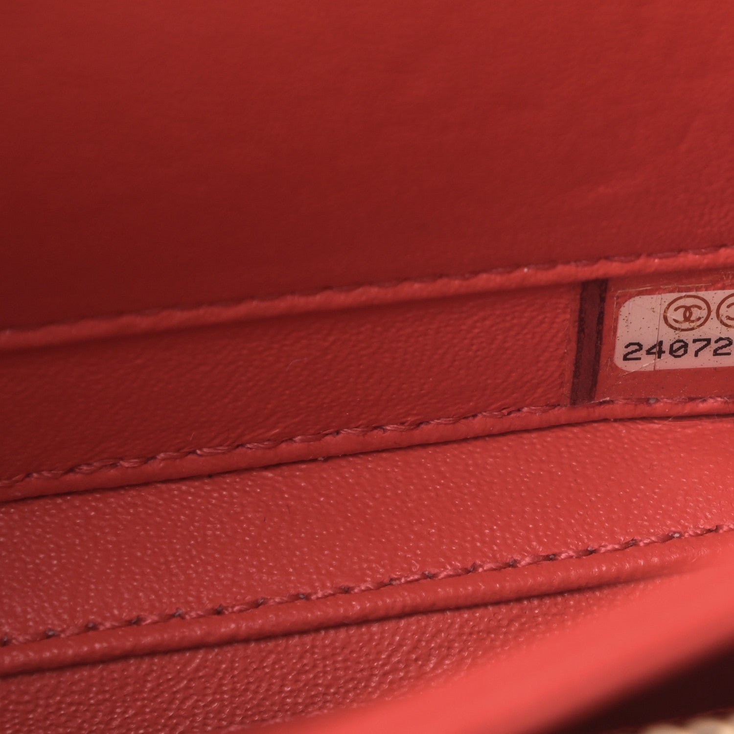 Chanel Caviar Quilted Small CC Filigree Vanity Case Coral 7 of 12