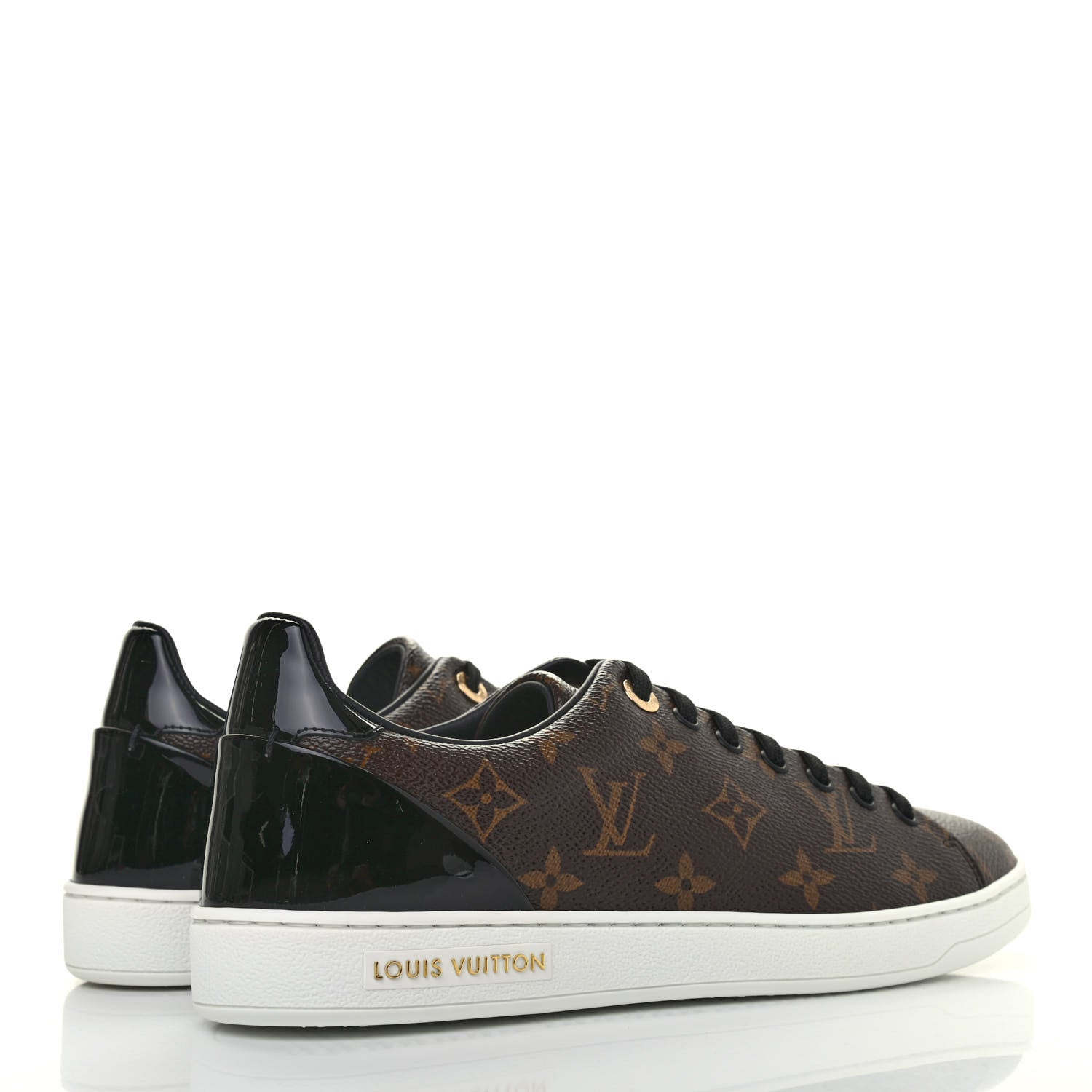 Louis Vuitton Patent Monogram Frontrow Sneakers 39.5 3 of 4