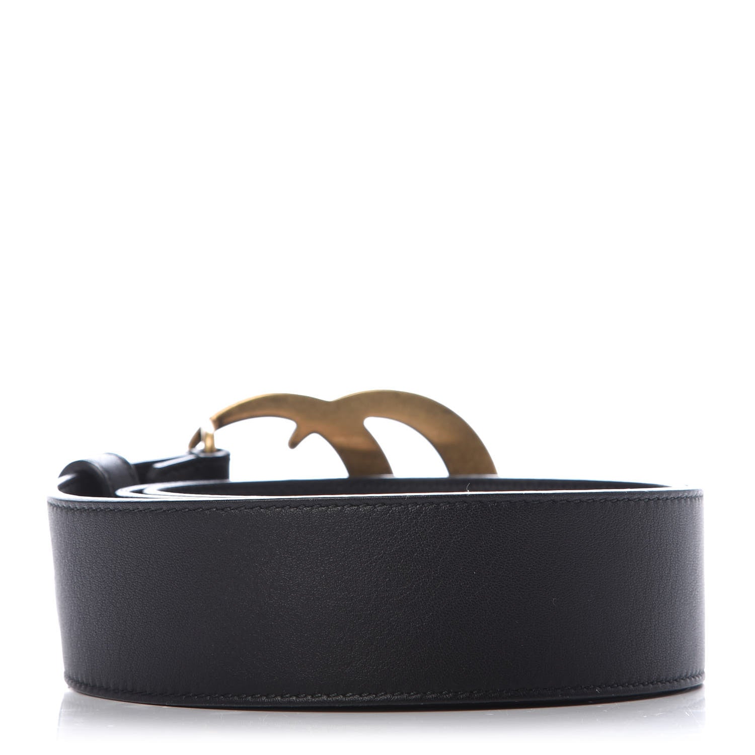 Gucci Calfskin Double G 40mm Belt 75 30 Black 2 of 5