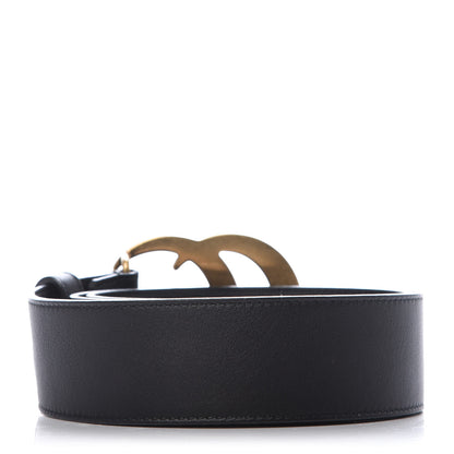 Gucci Calfskin Double G 40mm Belt 75 30 Black 2 of 5