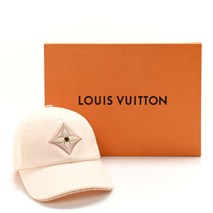 Louis Vuitton Cotton Embroidered LV Day Cap M Ecru 10 of 10