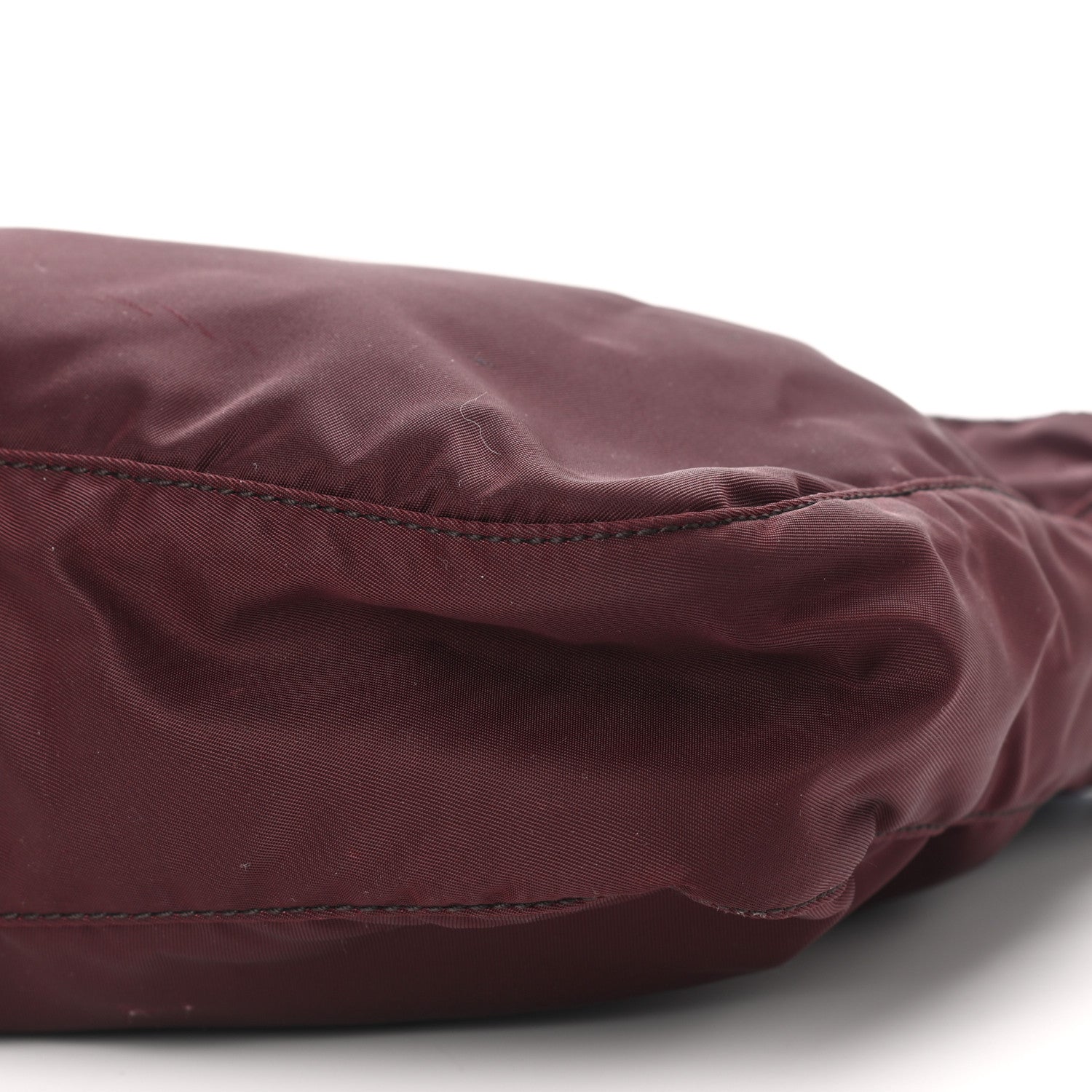 Prada Nylon Vela Messenger Bag Bordeaux 10 of 10