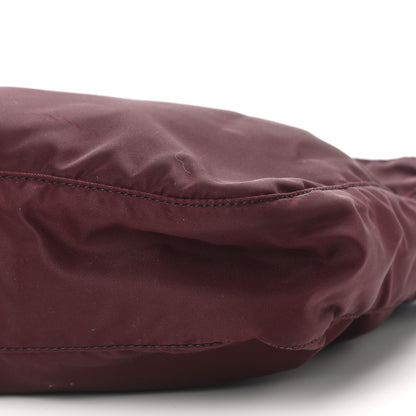 Prada Nylon Vela Messenger Bag Bordeaux 10 of 10
