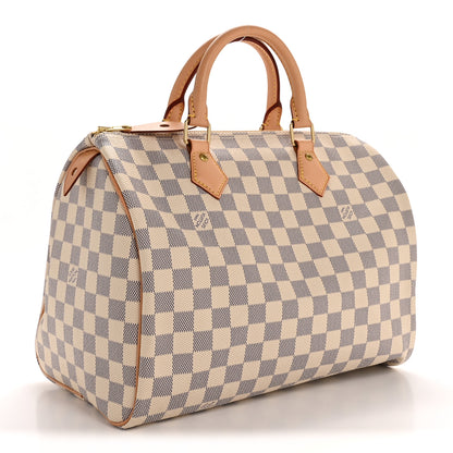 Louis Vuitton Damier Azur Speedy 30 3 of 11