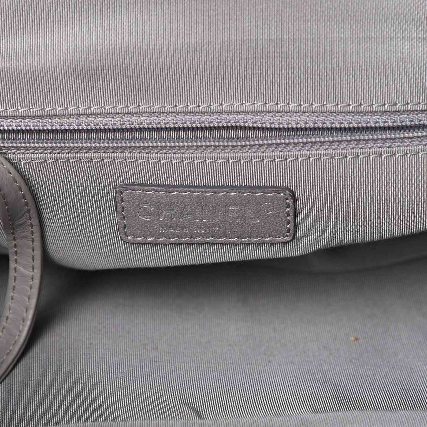 Calfskin Ultra Stitch Bowler Grey