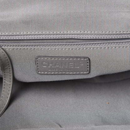 Chanel Calfskin Ultra Stitch Bowler Grey 5 of 10