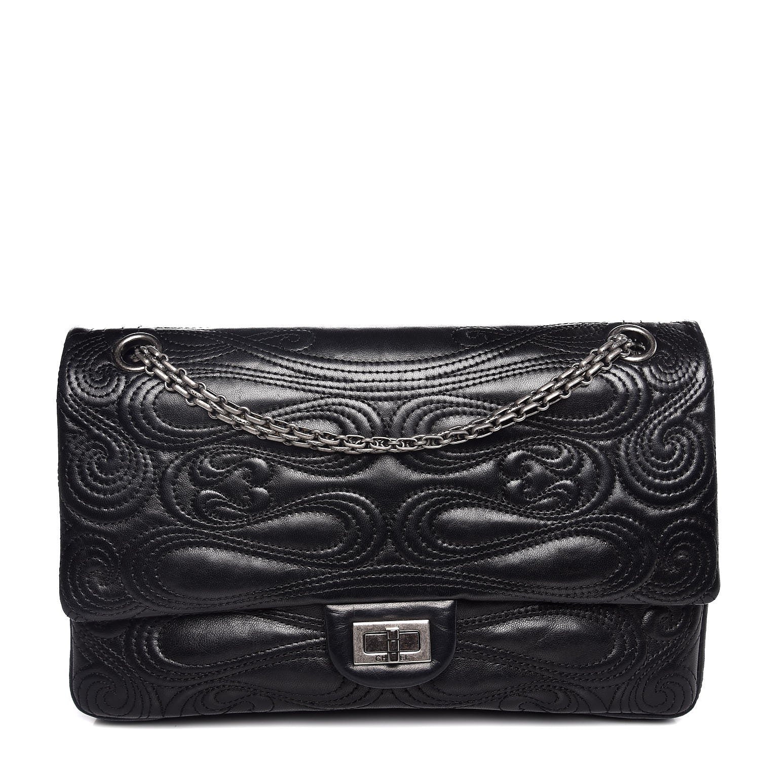 Chanel Lambskin 2.55 Reissue 226 Moscou Flap Black 1 of 7