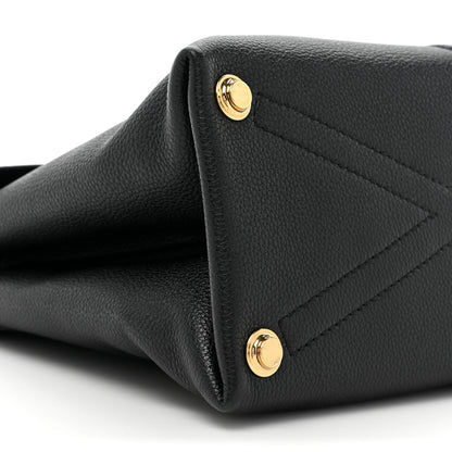 Louis Vuitton Grained Smooth Calfskin Rose Des Vents MM Black 11 of 15