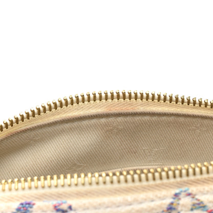 Louis Vuitton Monogram Jacquard Fabric Speedy Bandouliere 20 Multicolor Beige 11 of 18