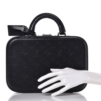 Louis Vuitton Monogram Glace Valisette PM Black 2 of 13