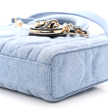 Christian Dior Denim Macrocannage Lady D-Joy Blue 9 of 9
