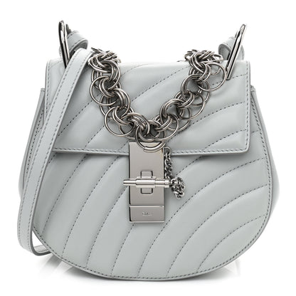 Chloe Calfskin Quilted Mini Drew Bijou Shoulder Bag Airy Grey 1 of 10