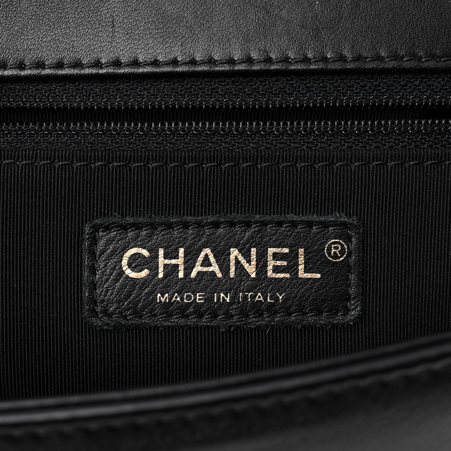 Chanel Lambskin Quilted Large Boy Flap Black 6 of 10