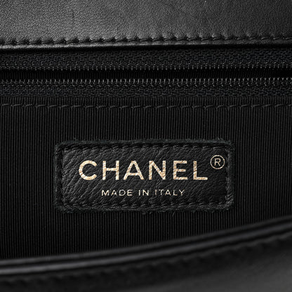Chanel Lambskin Quilted Large Boy Flap Black 6 of 10