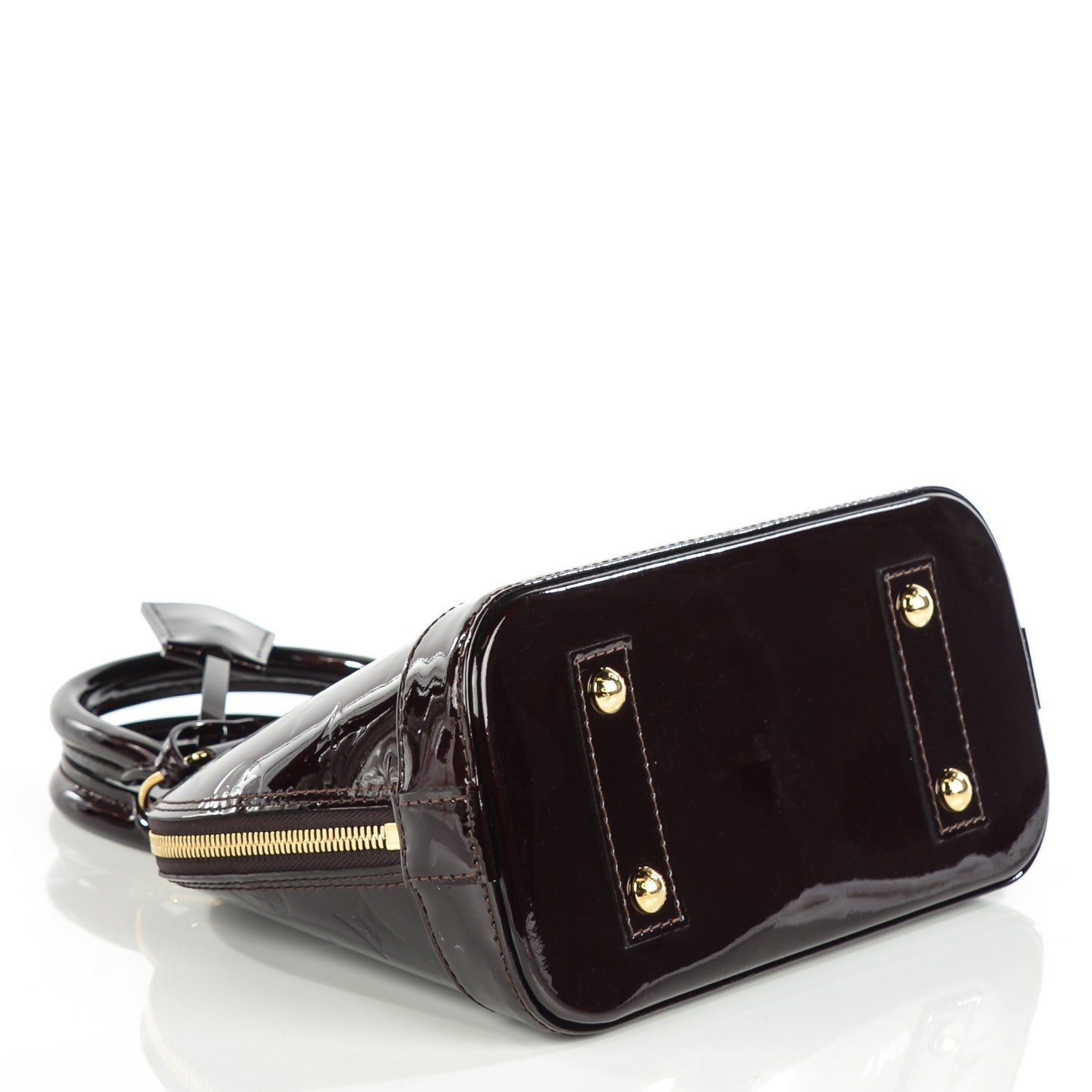 Louis Vuitton Vernis Alma BB Amarante 4 of 7