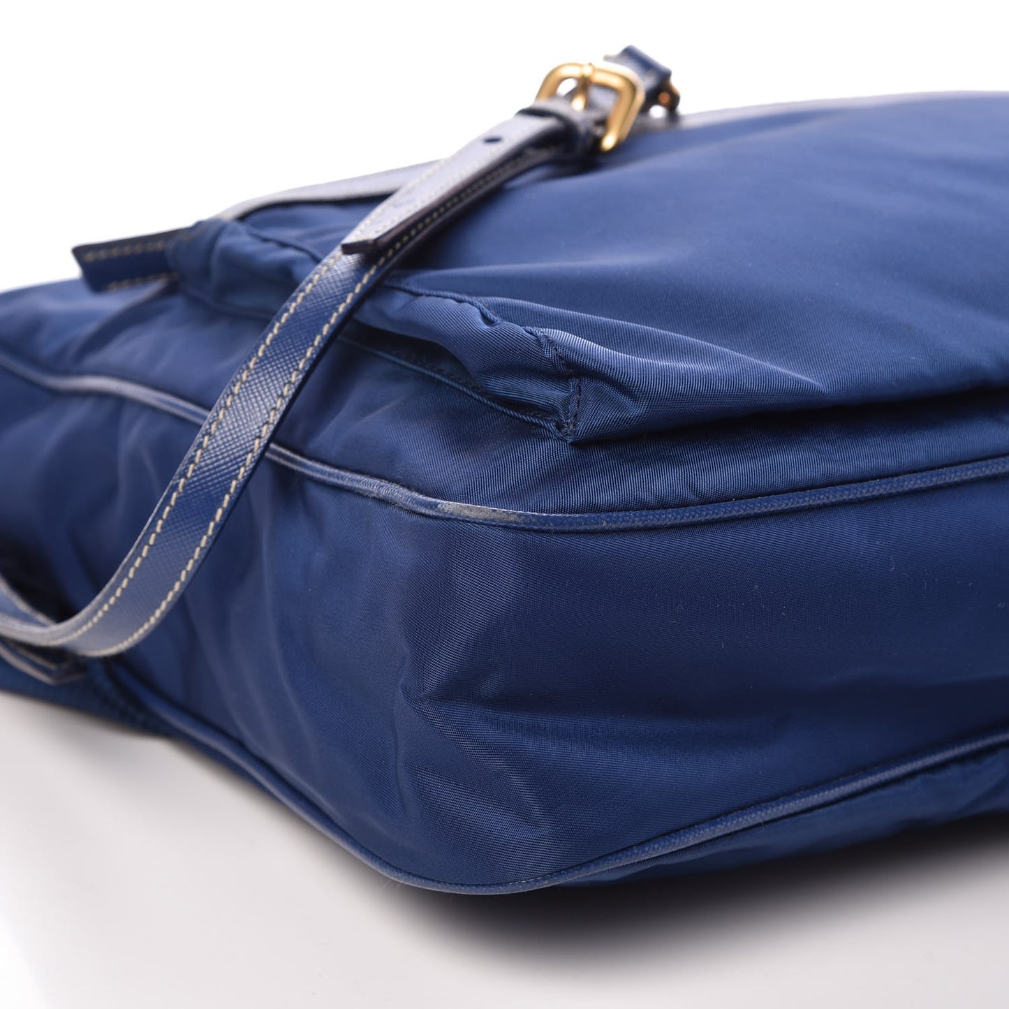 Tessuto Nylon Saffiano Crossbody Tote Bleuette