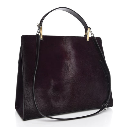 Balenciaga Calf Hair Le Dix M Cartable Shoulder Bag 4 of 8