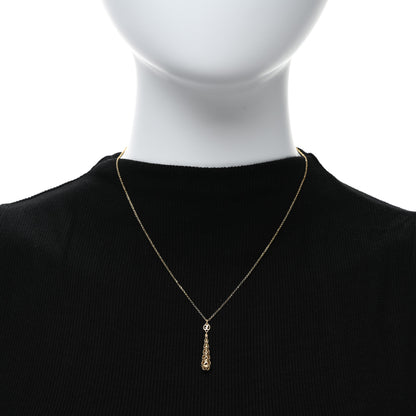Gucci 18K Yellow Gold Diamantissima Pendant Necklace 2 of 4