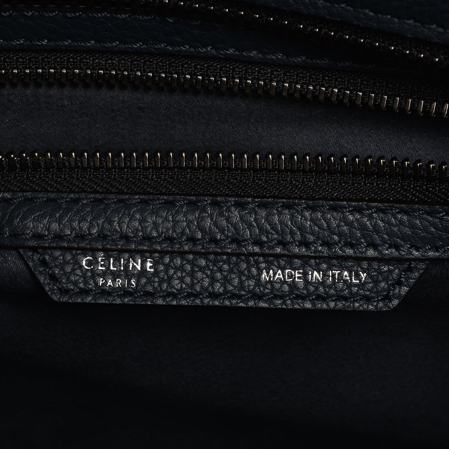 Drummed Calfskin Micro Luggage Orage