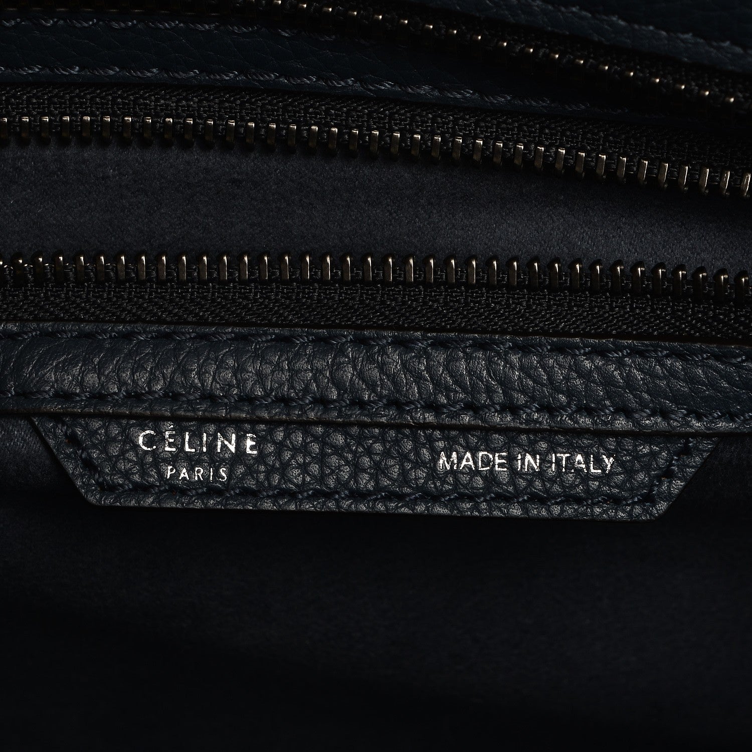 Celine Drummed Calfskin Micro Luggage Orage 6 of 7