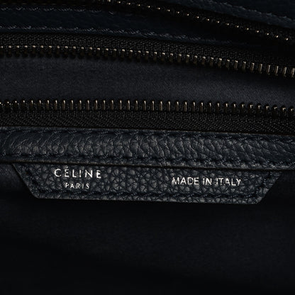 Celine Drummed Calfskin Micro Luggage Orage 6 of 7