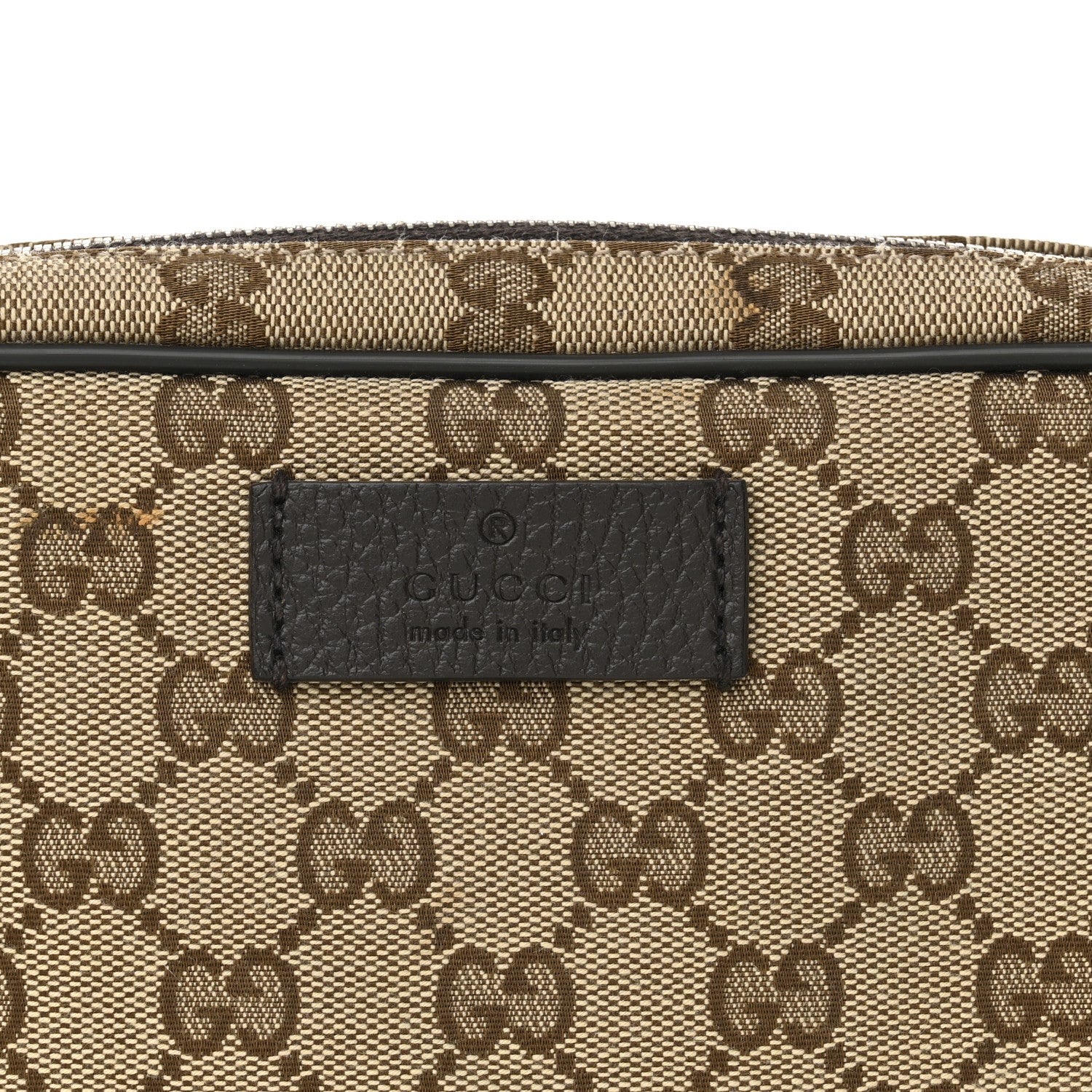Gucci Monogram Belt Bag Dark Brown 8 of 10