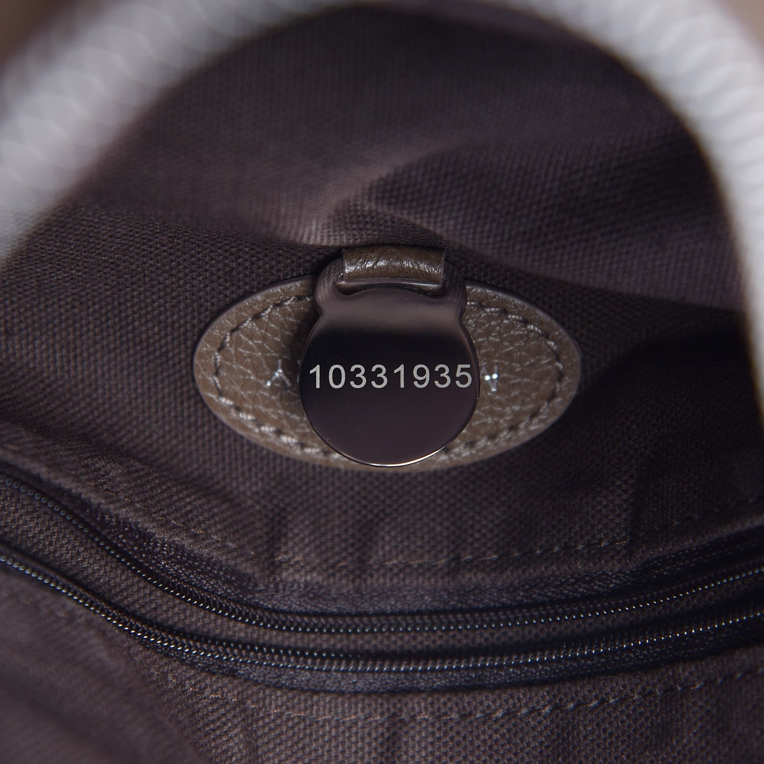 Mulberry Classic Grained Calfskin Small Alice Satchel Taupe 9 of 11