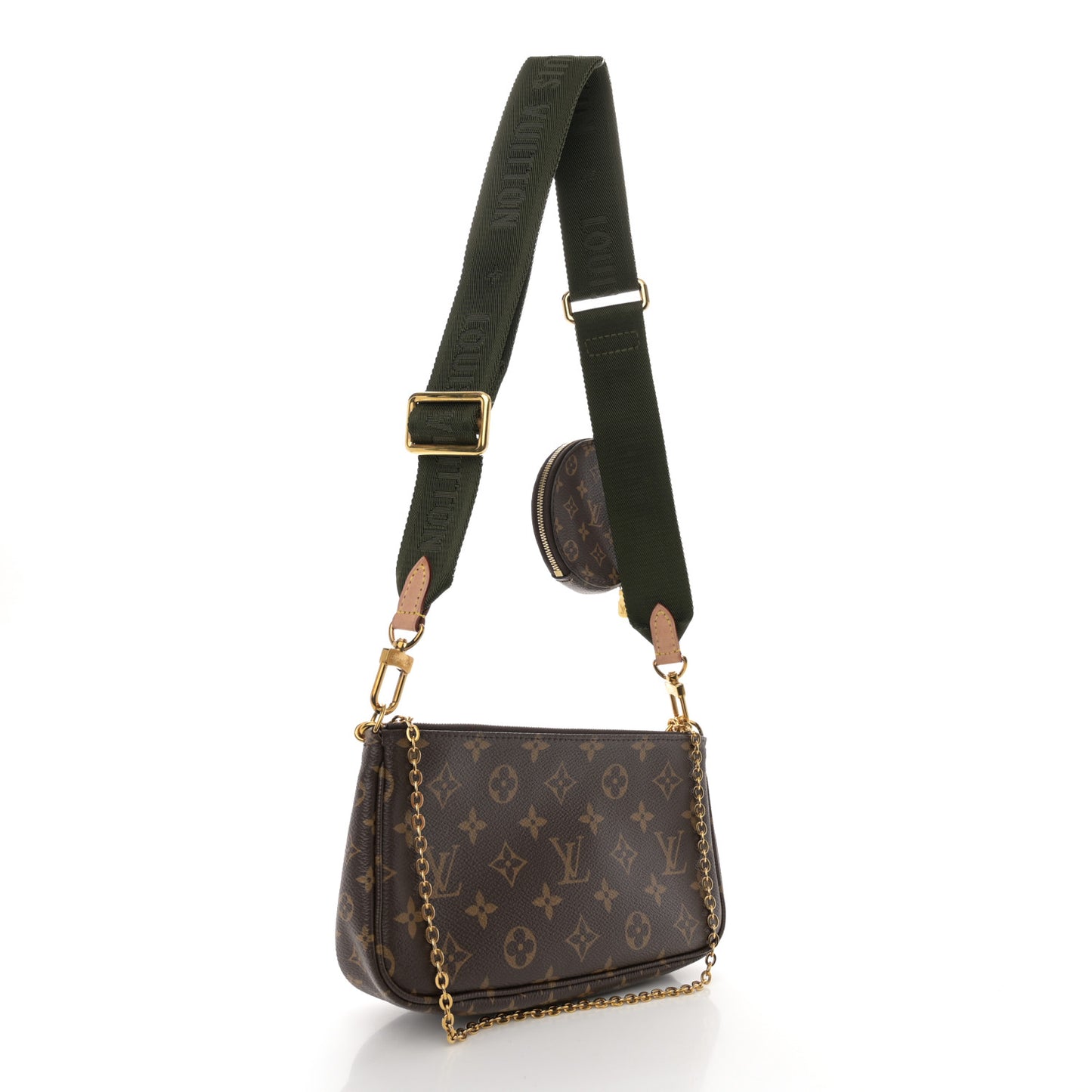 Monogram Multi Pochette Accessories Kaki